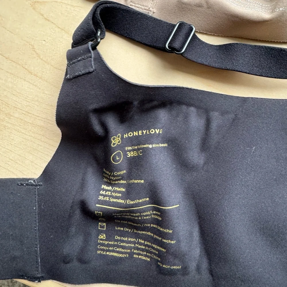 Set of two Honeylove Crossover Bras - Picture 2 of 5